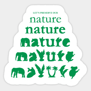 Nature Sticker